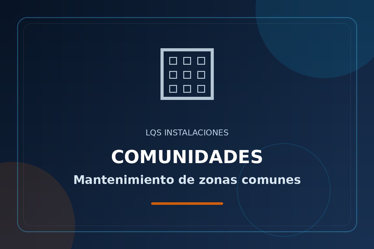 Mantenimiento eléctrico en comunidad realizado por LQS Instalaciones